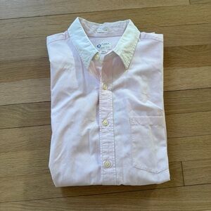 J.Crew | 2-Ply Cotton Pink Shirt w/ White Collar | Size: Medium